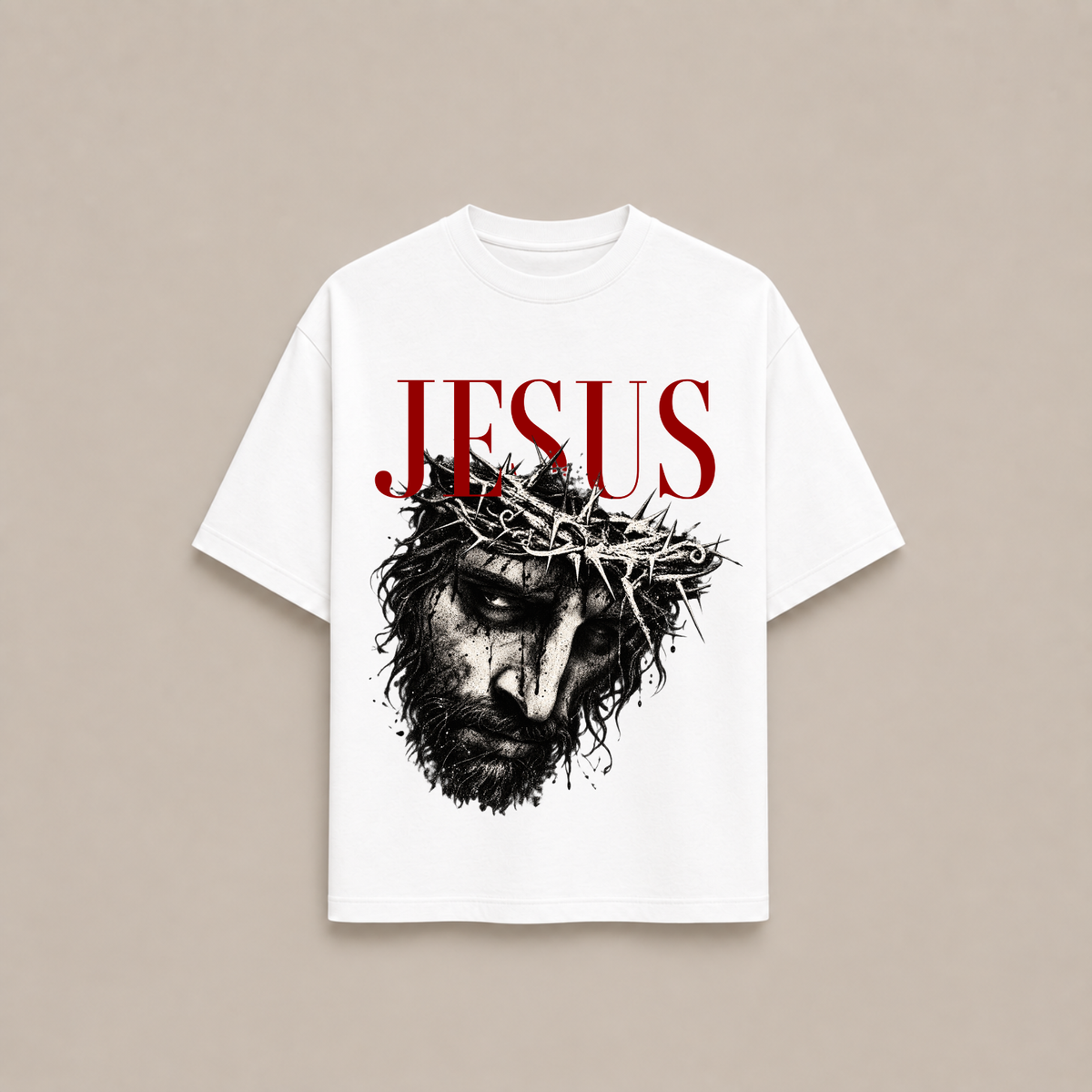 "CROWN OF THORNS" OVERSIZED SHIRT