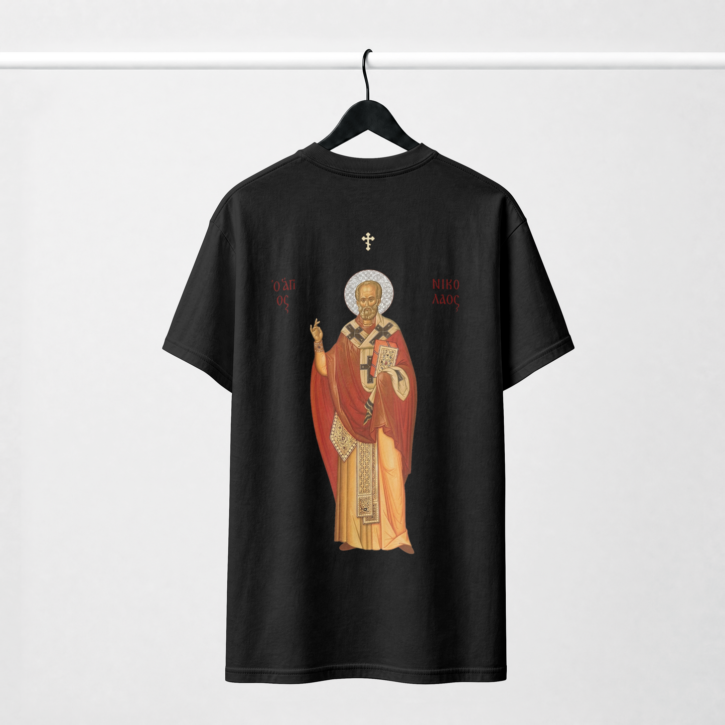 "SAINT NICHOLAS ETERNAL" OVERSIZED SHIRT