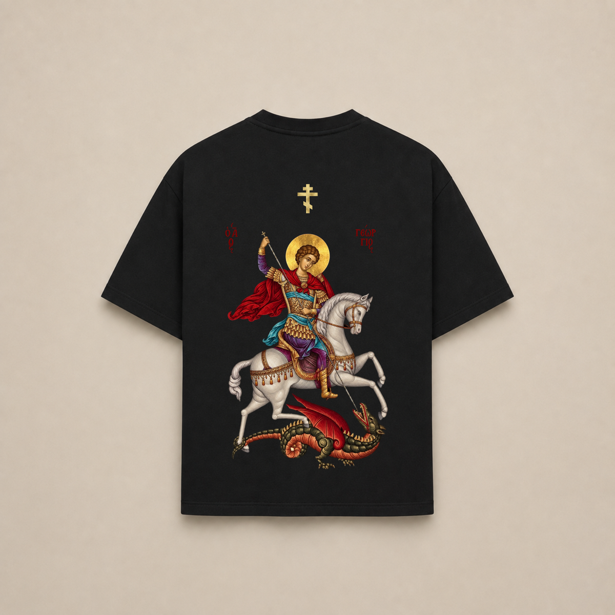 “SAINT GEORGE – DRAGON SLAYER“ OVERSIZED SHIRT
