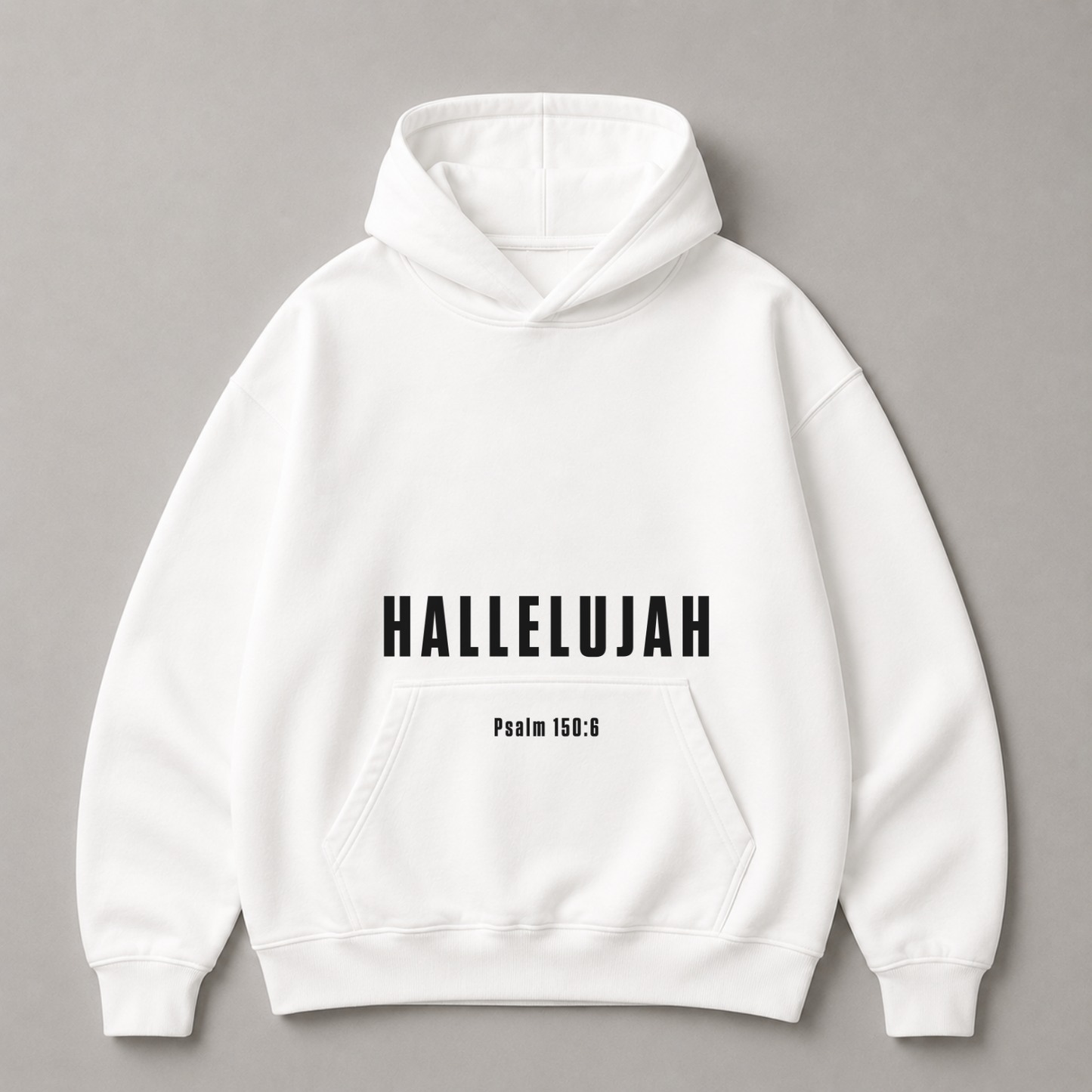 "HALLELUJAH" OVERSIZED HOODIE