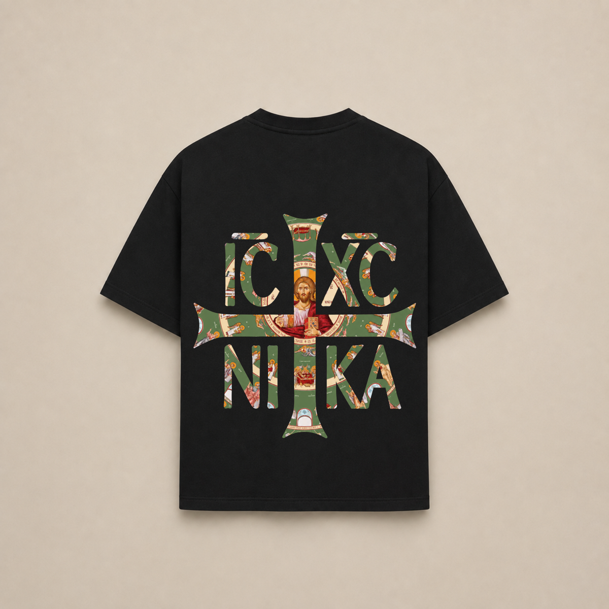 "NIKA GREEN" OVERSIZED SHIRT