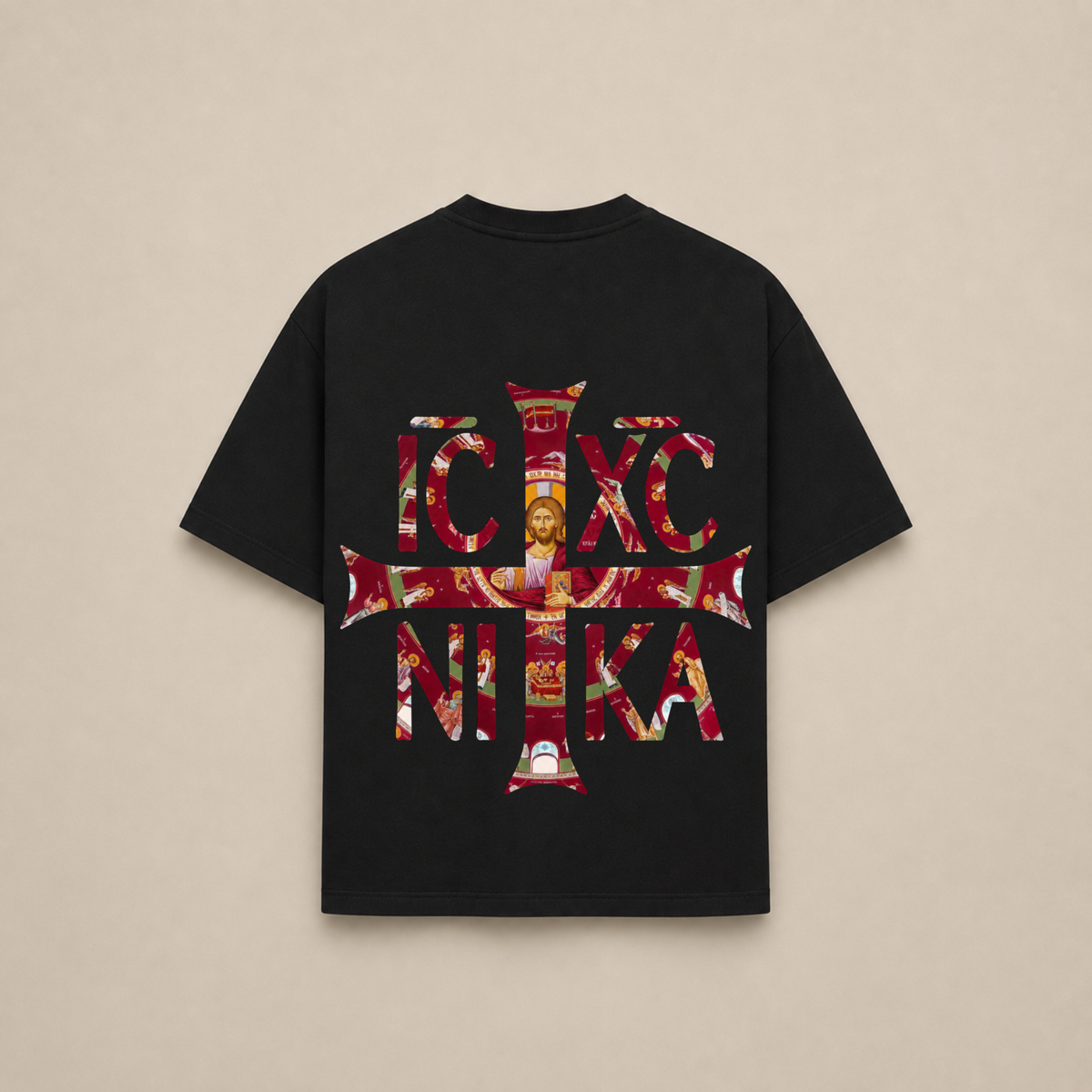"NIKA BURGUNDY" OVERSIZED SHIRT