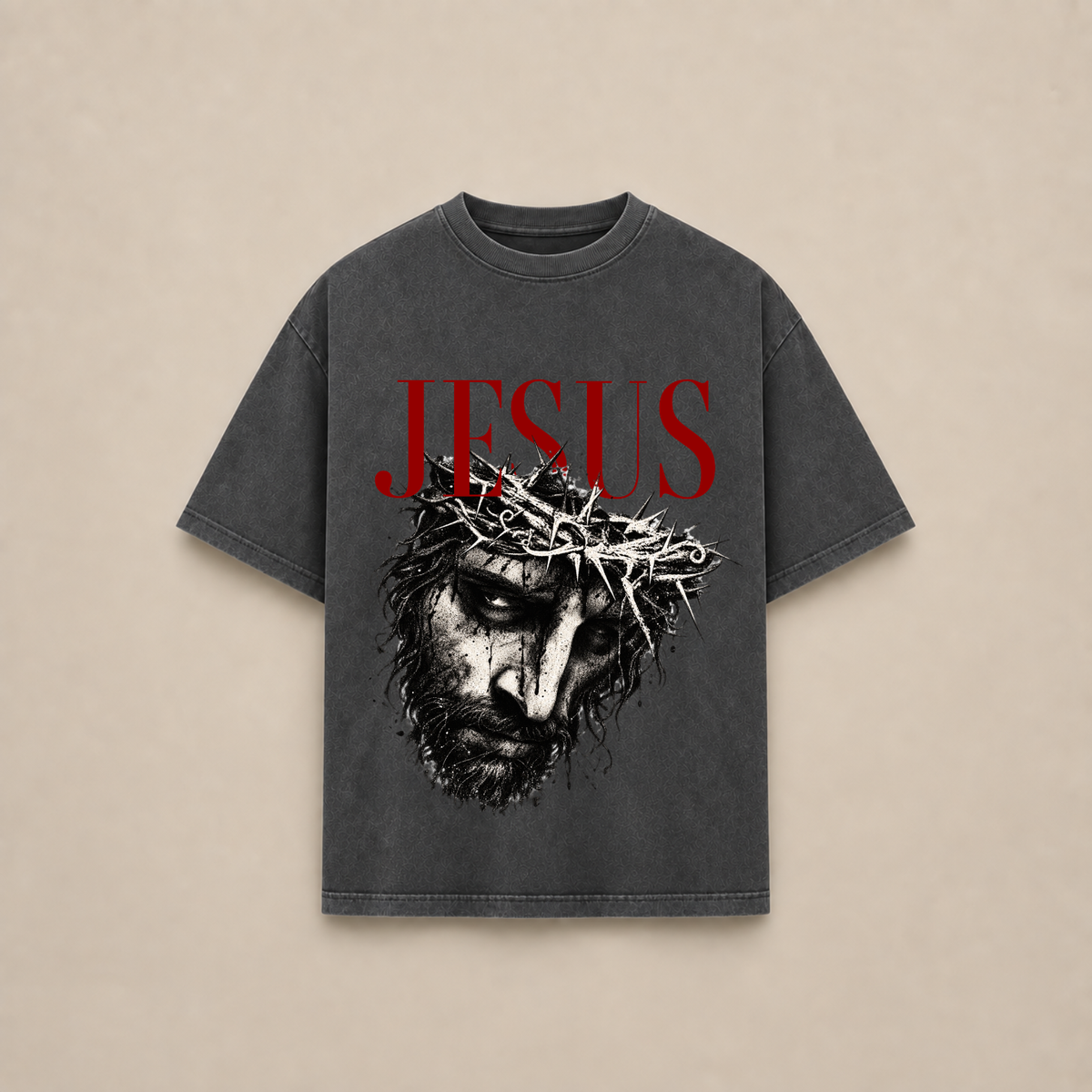 "CROWN OF THORNS" OVERSIZED SHIRT