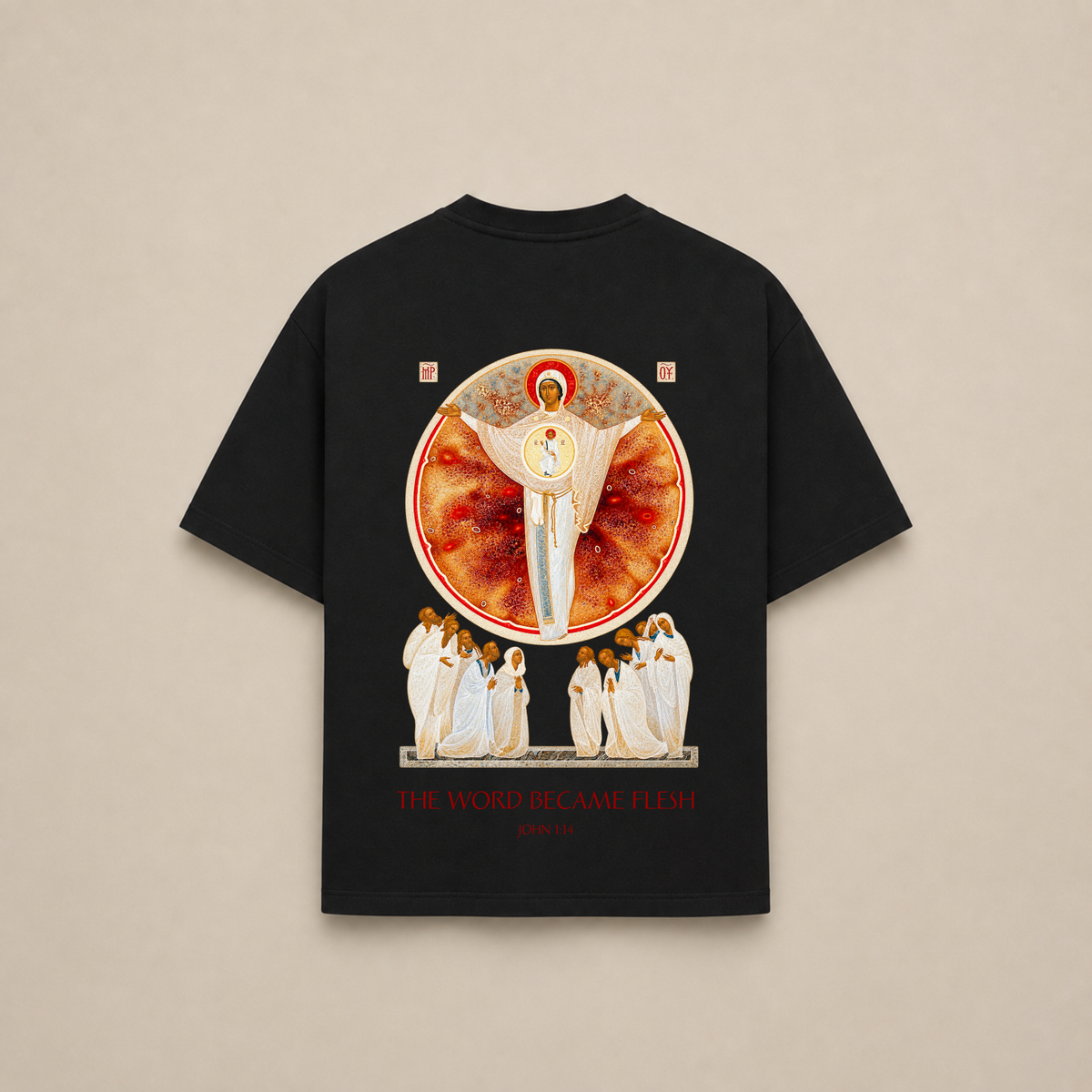 “GOD WITH US” OVERSIZED SHIRT
