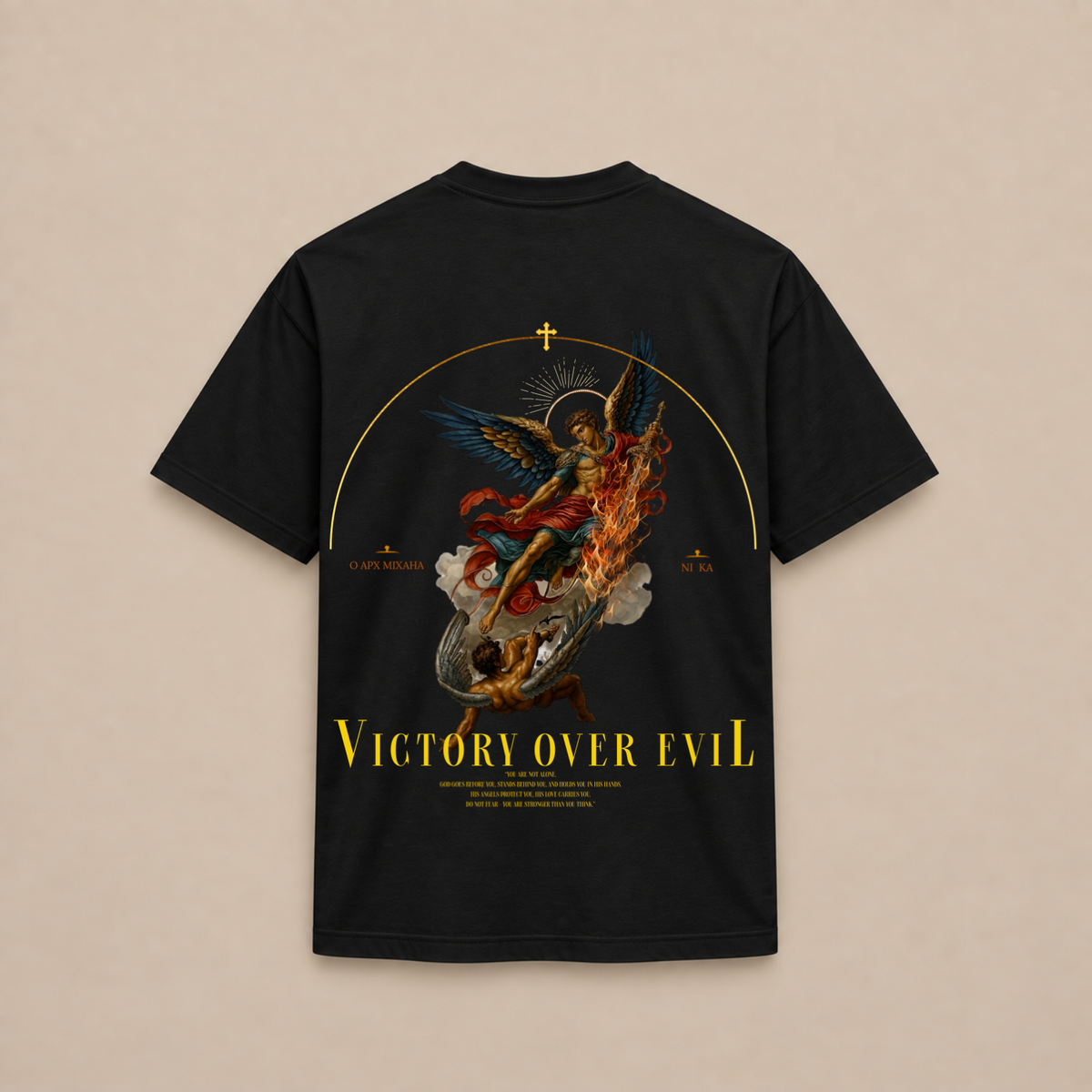 "VICTORY OVER EVIL" PREMIUM SHIRT