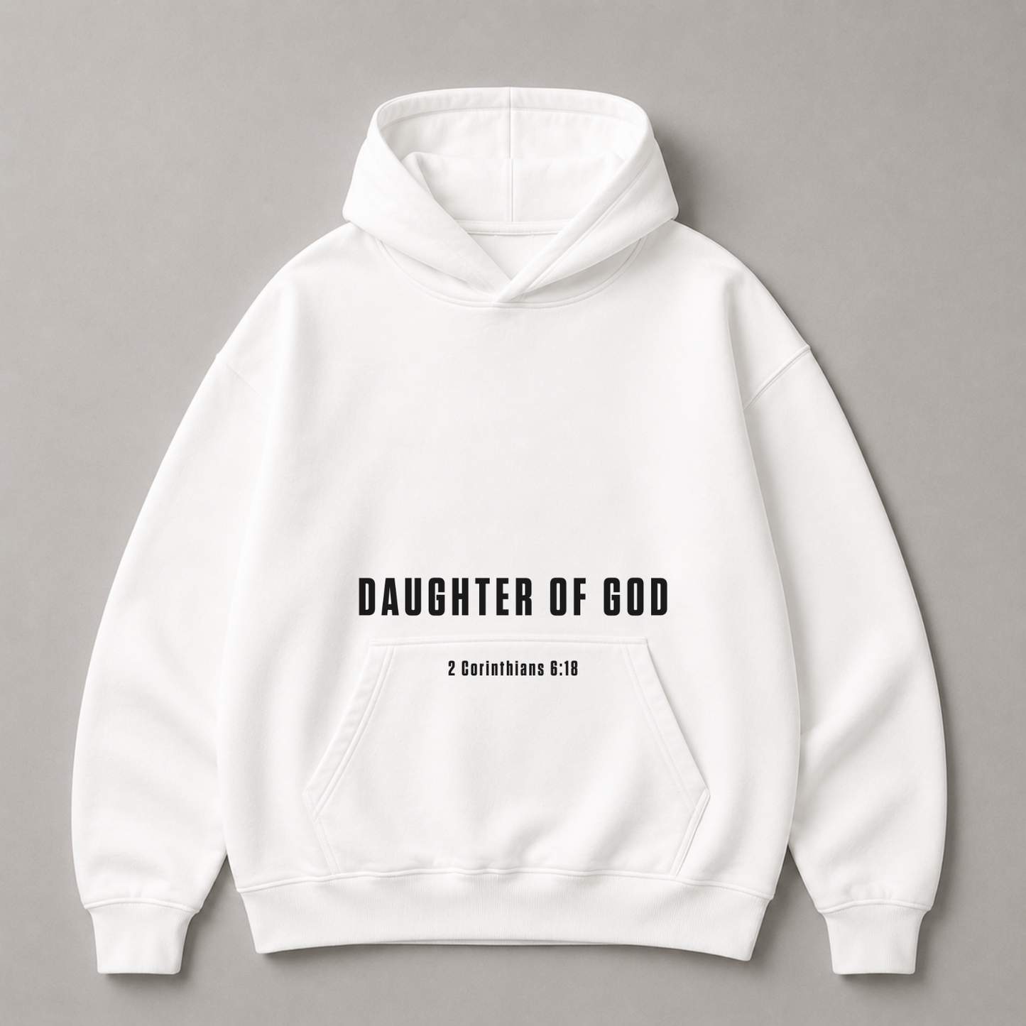"DAUGHTER OF GOD" OVERSIZED HOODIE