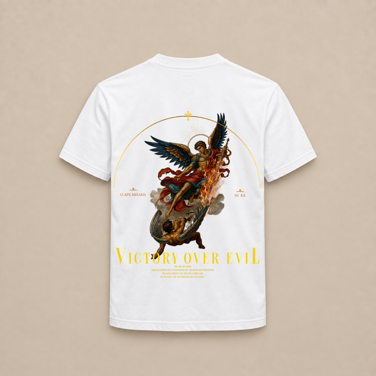 "VICTORY OVER EVIL" PREMIUM SHIRT