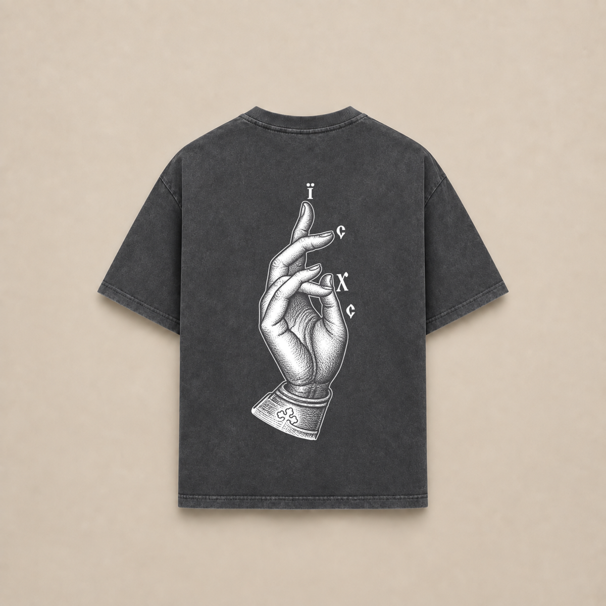 "HOLY HAND" OVERSIZED SHIRT