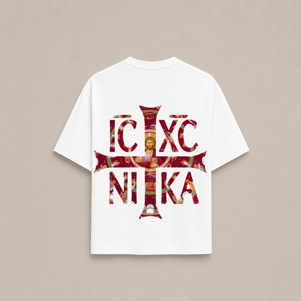 "NIKA BURGUNDY" OVERSIZED SHIRT
