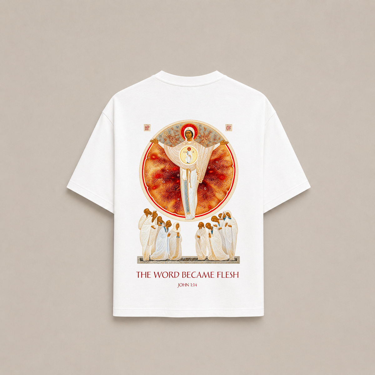 “GOD WITH US” OVERSIZED SHIRT