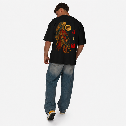 "SAINT MICHAEL" OVERSIZED SHIRT