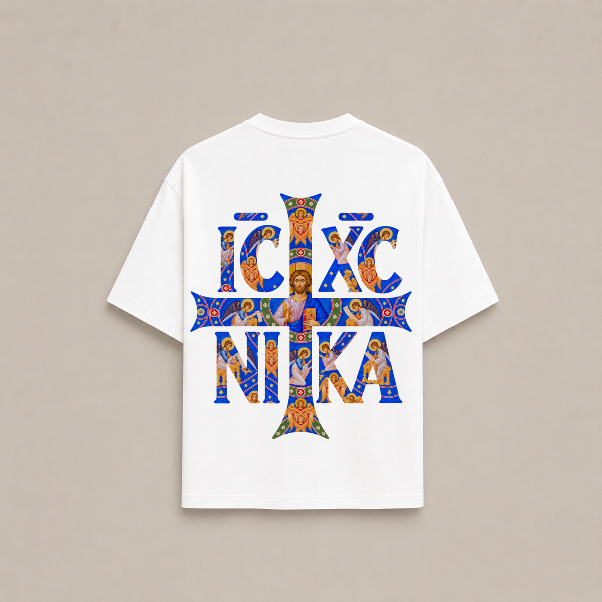 "IC XC NIKA" OVERSIZED SHIRT