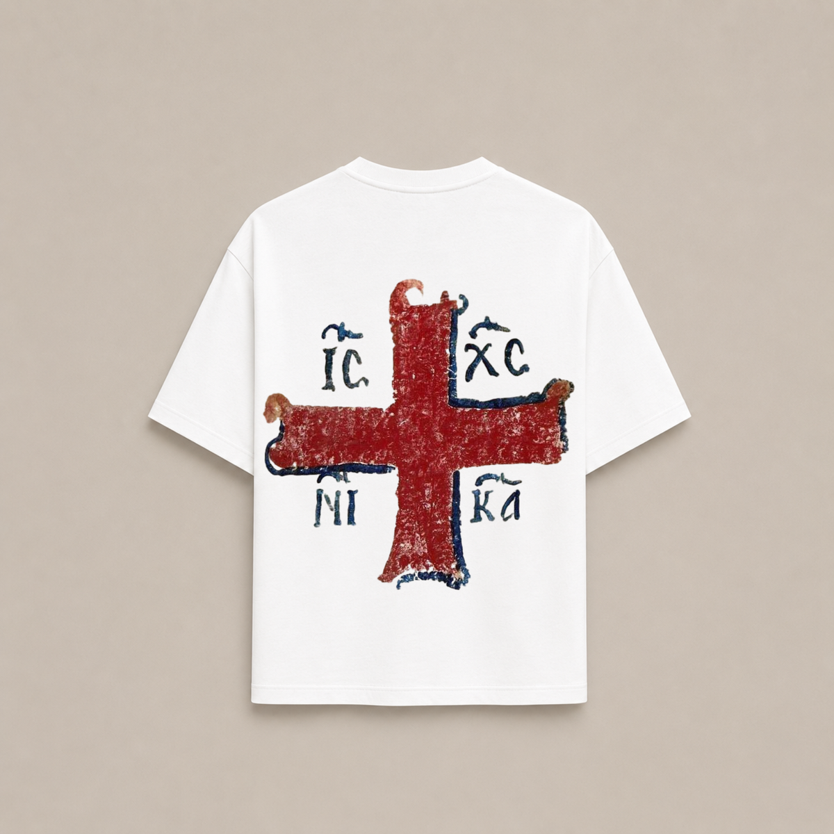 "NIKA RED" OVERSIZED SHIRT