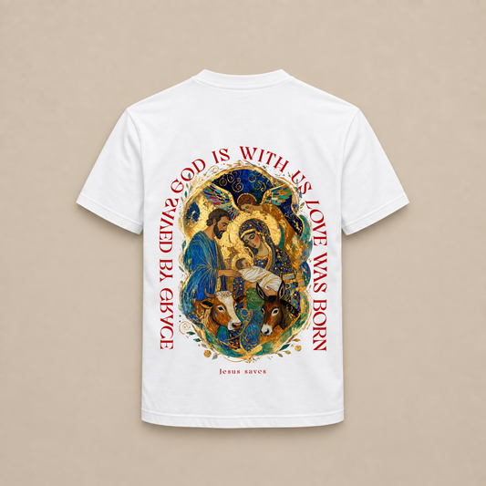 "JESUS SAVES" PREMIUM SHIRT