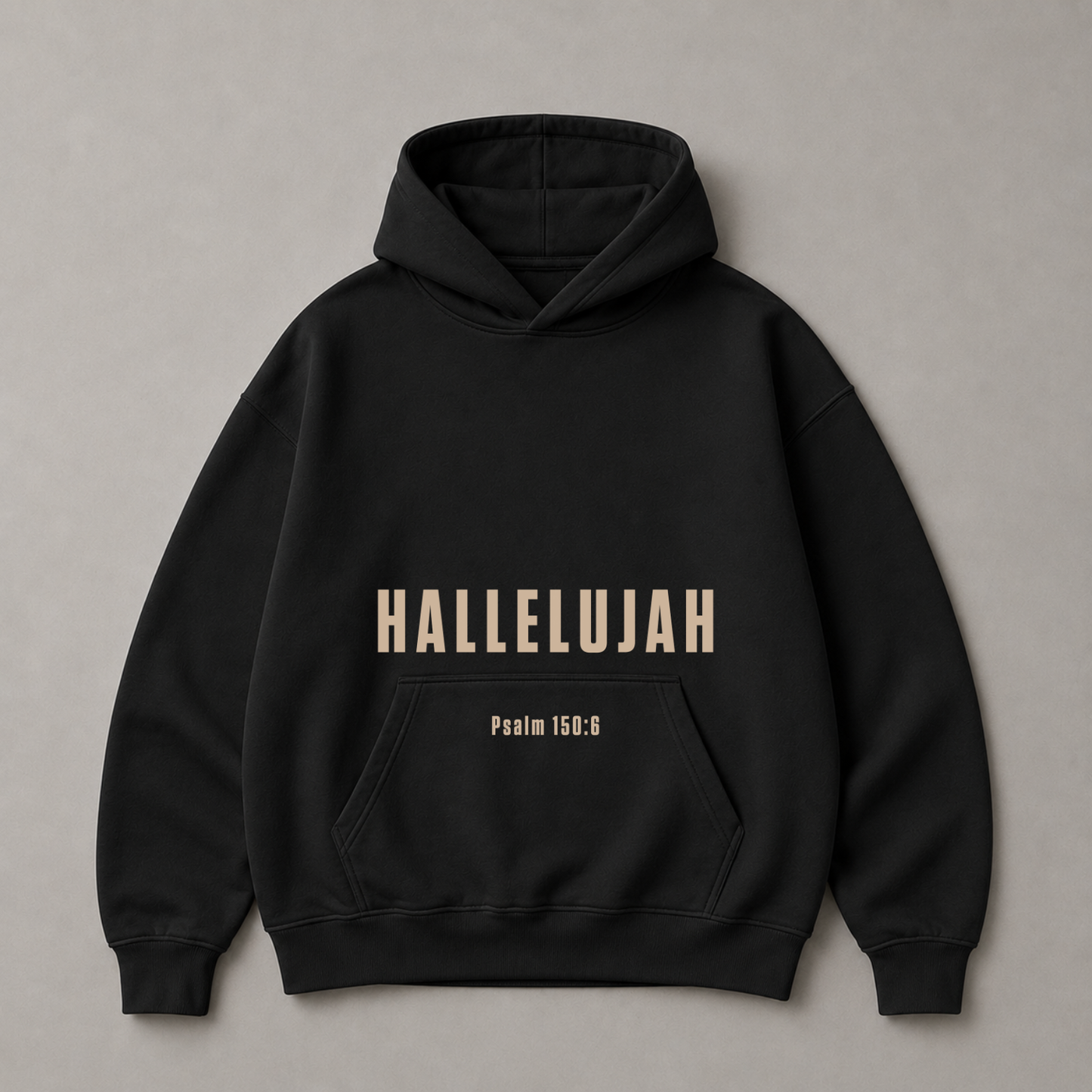 "HALLELUJAH" OVERSIZED HOODIE