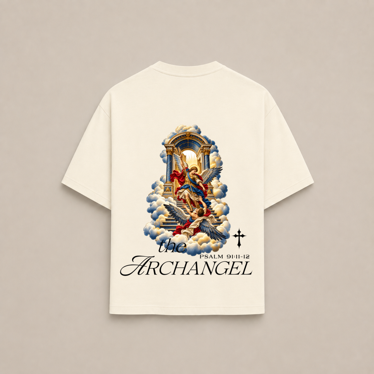 “ARCHANGEL PSALM 91:11“ OVERSIZED SHIRT