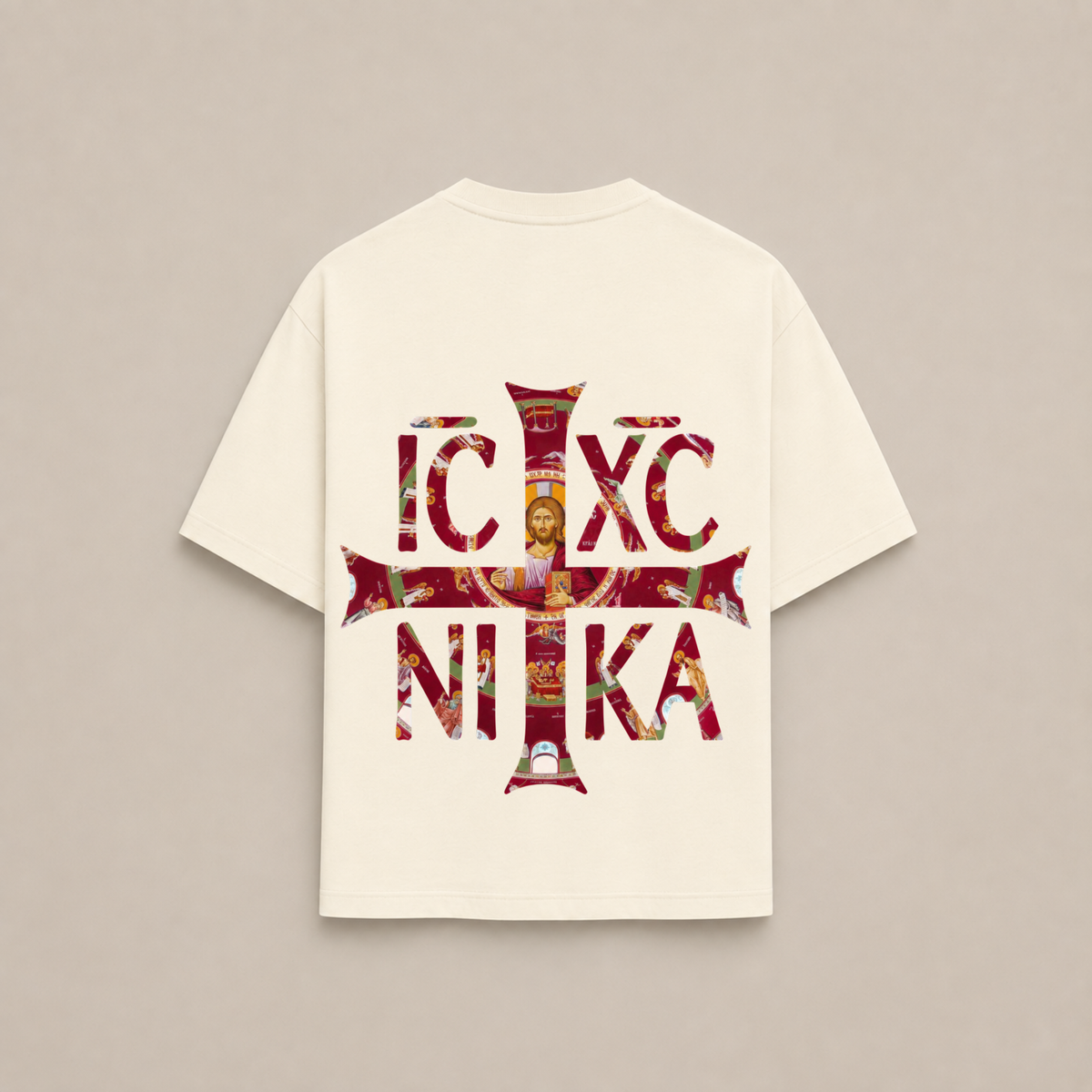 "NIKA BURGUNDY" OVERSIZED SHIRT