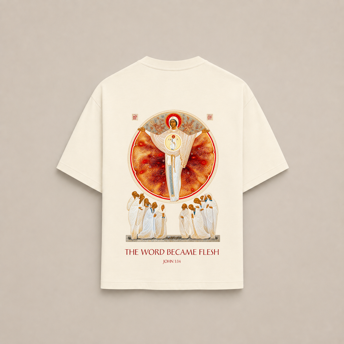 “GOD WITH US” OVERSIZED SHIRT