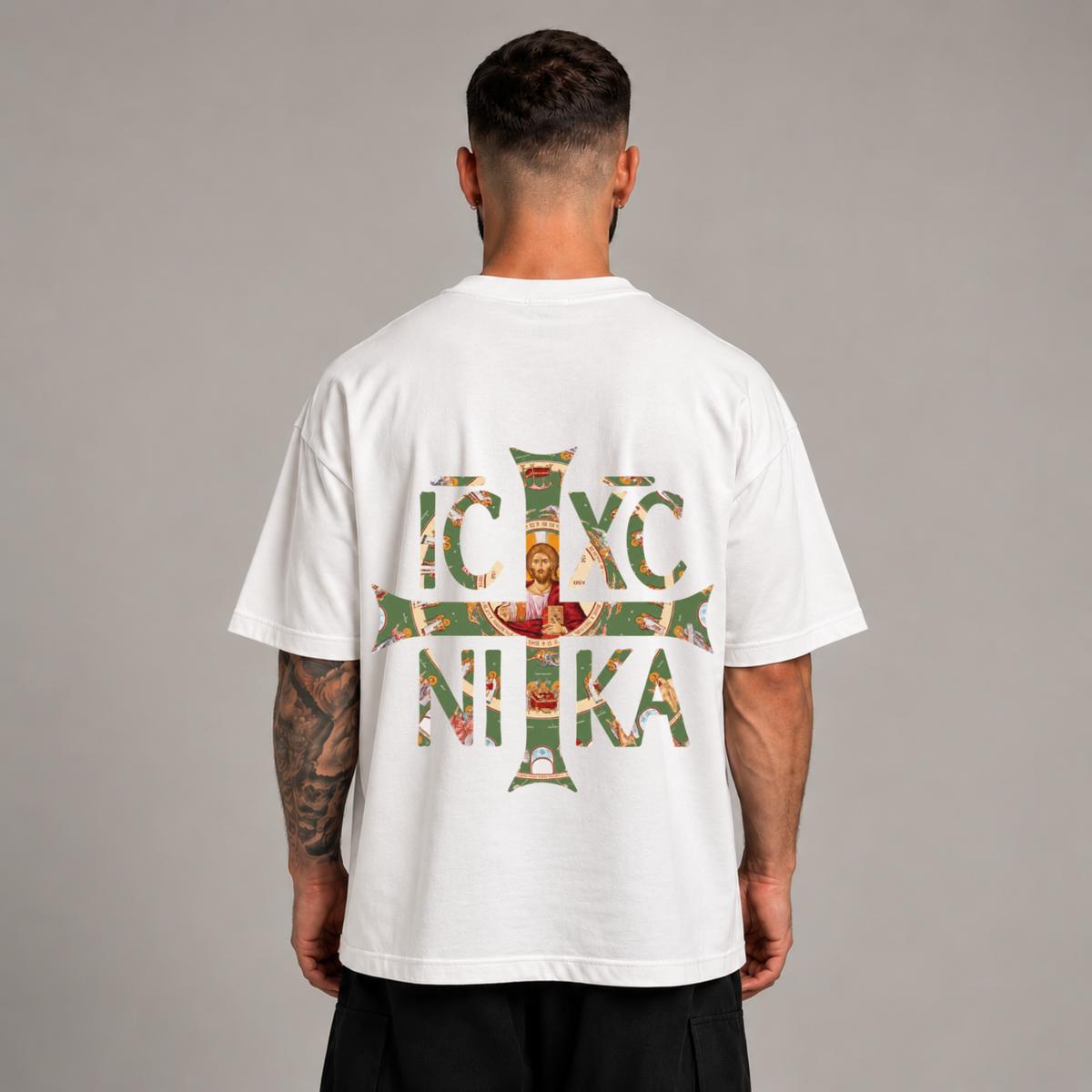 "NIKA GREEN" OVERSIZED SHIRT