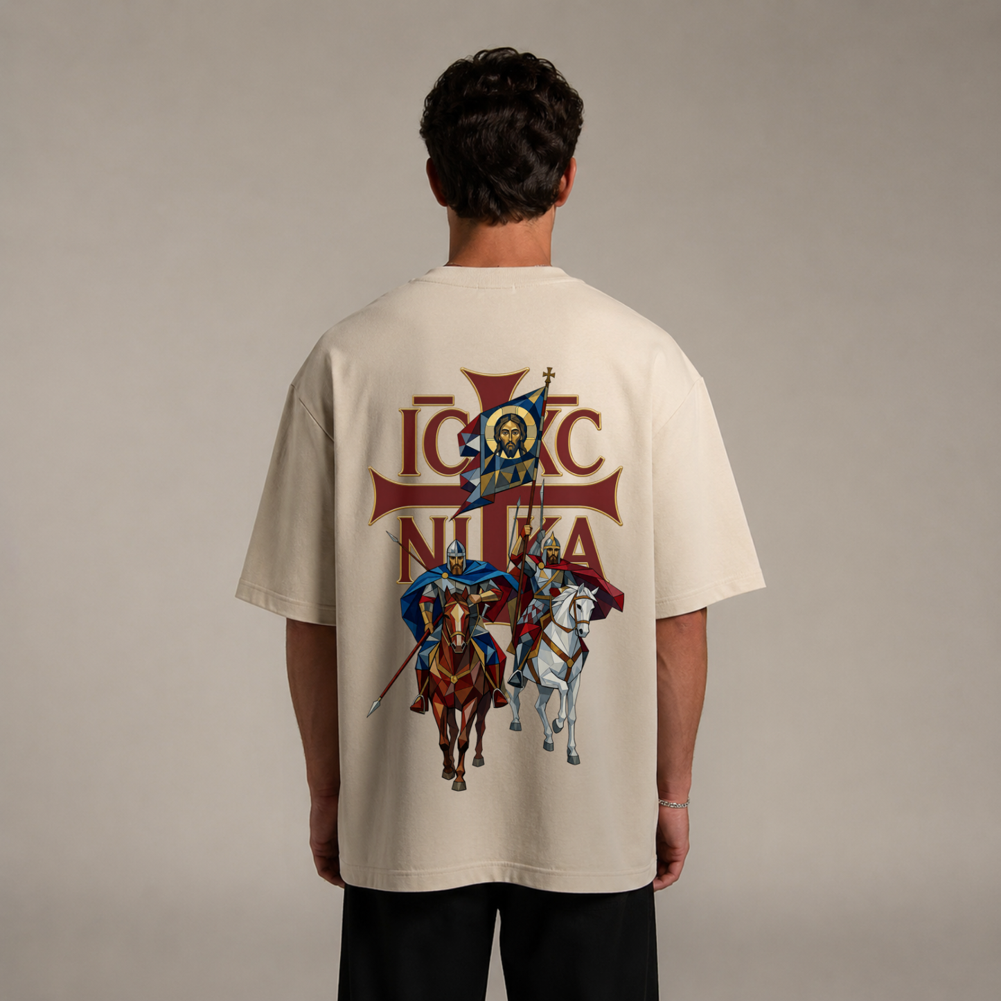 "INVICTUS" OVERSIZED SHIRT
