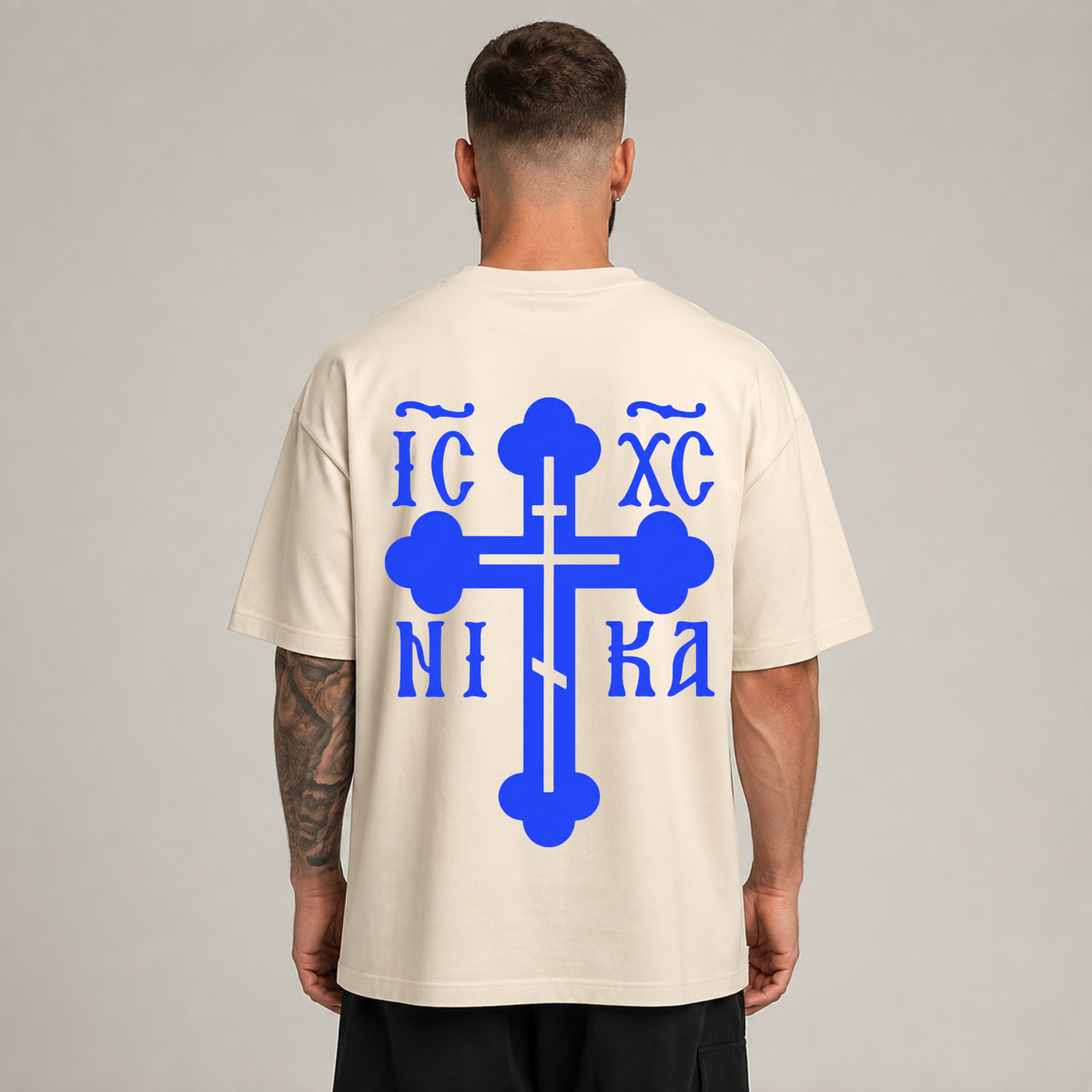 “CROSS“ OVERSIZED SHIRT