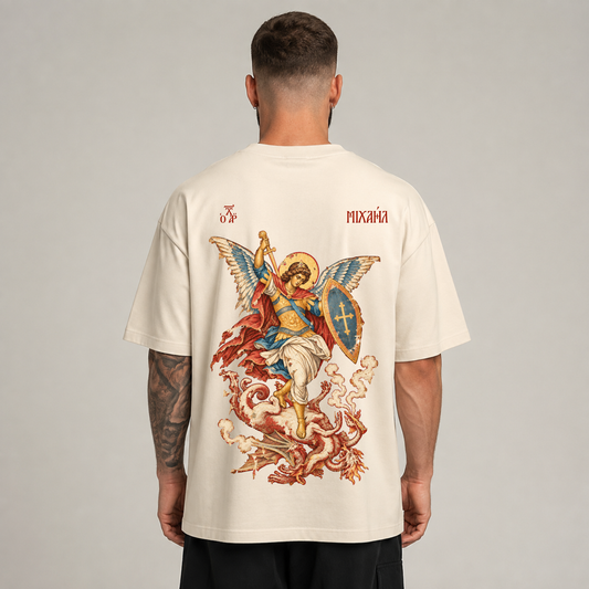 "SAINT MICHAEL THE ARCHANGEL" OVERSIZED SHIRT