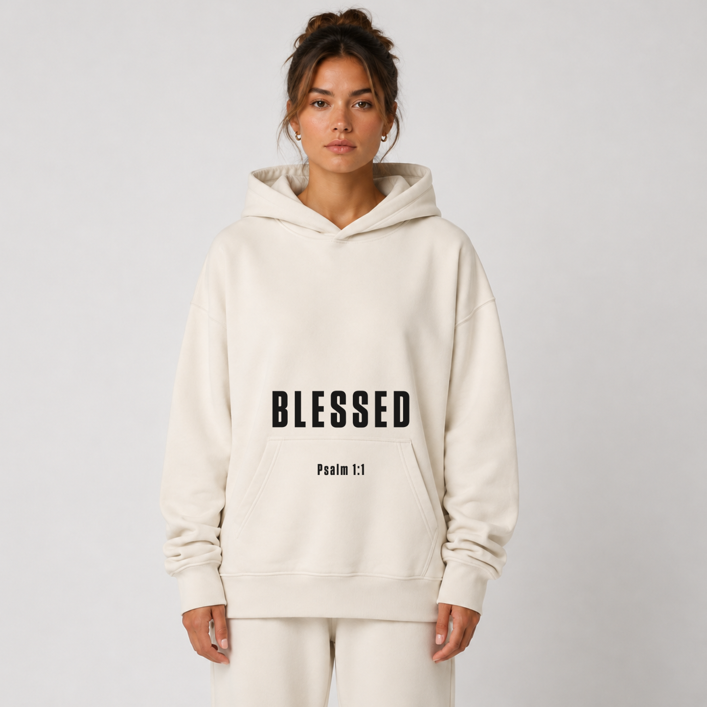 "BLESSED" OVERSIZED HOODIE
