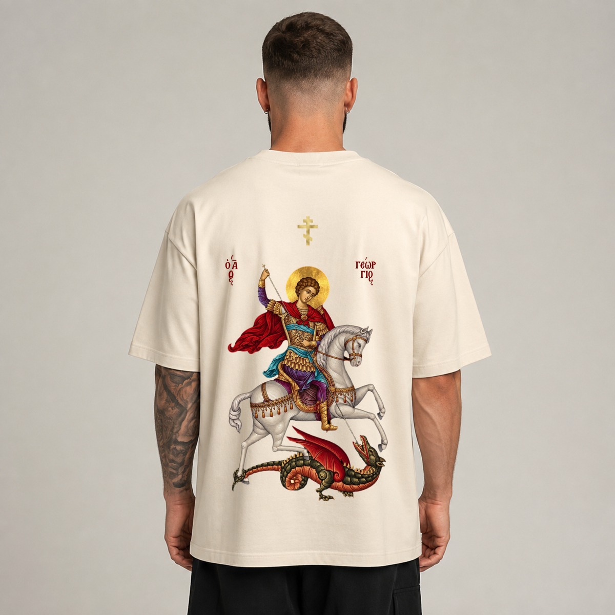 “SAINT GEORGE – DRAGON SLAYER“ OVERSIZED SHIRT