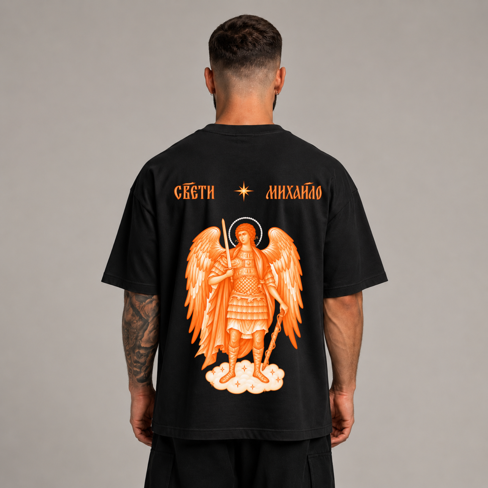 “ARCHANGEL MICHAEL - FAITH“ OVERSIZED SHIRT