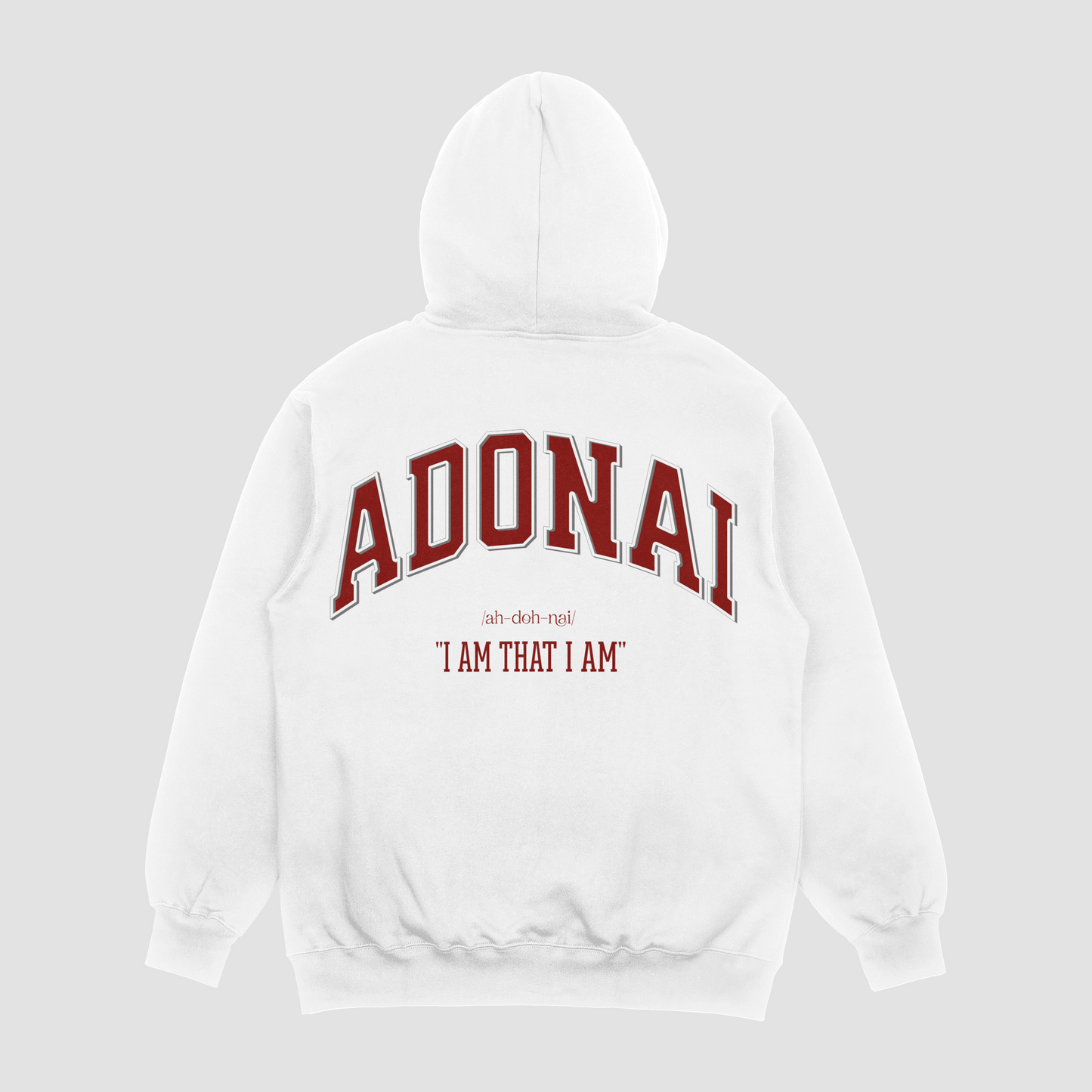 "ADONAI" OVERSIZED HOODIE