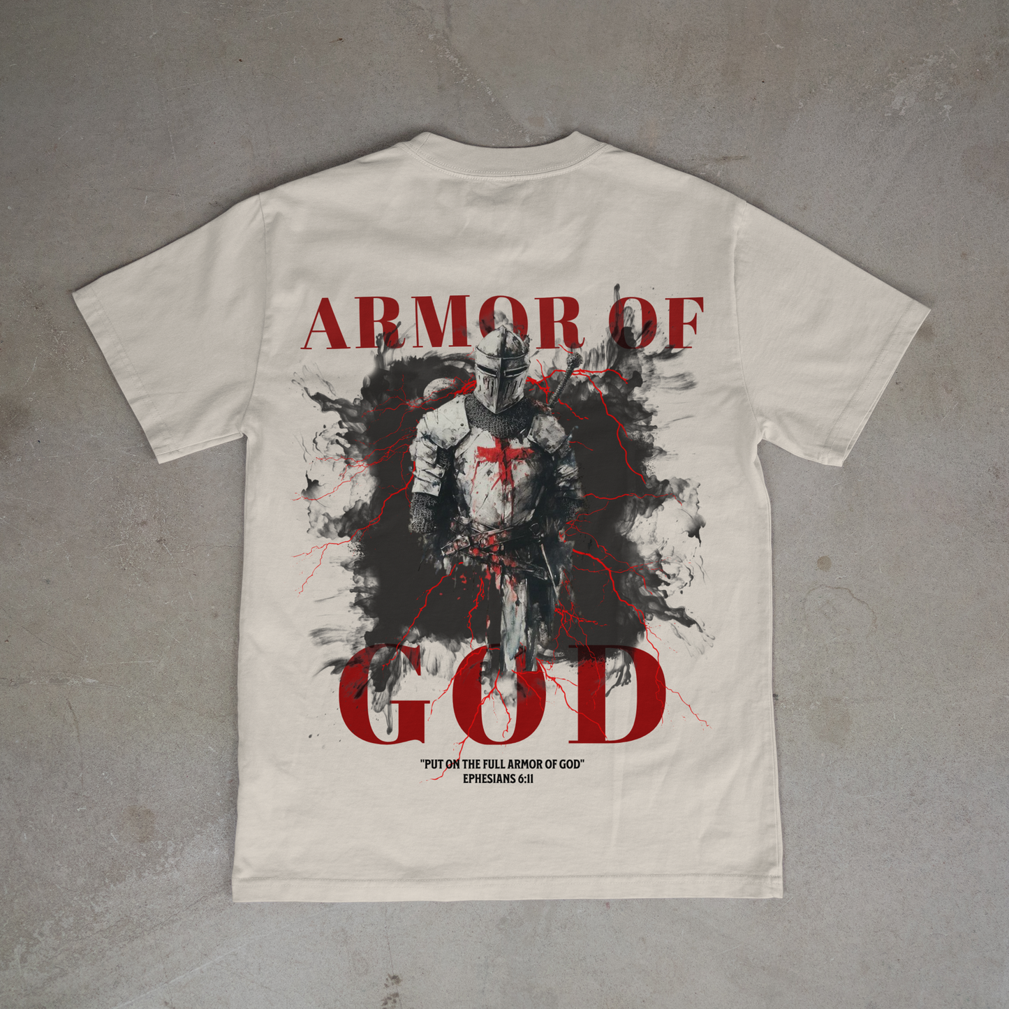 "ARMOR OF GOD" OVERSIZED SHIRT