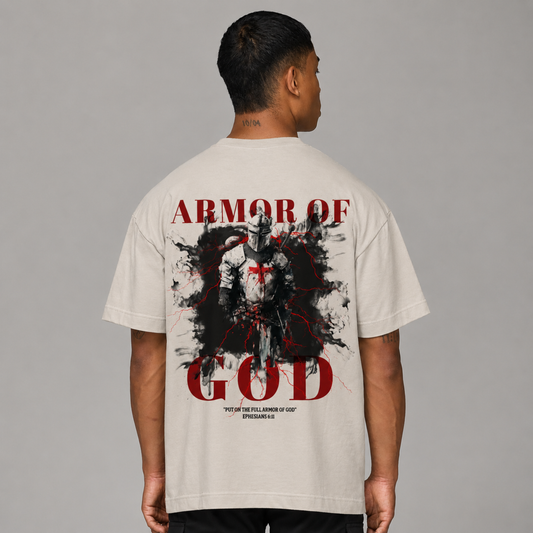 "ARMOR OF GOD" OVERSIZED SHIRT