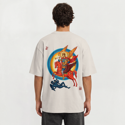 "ARCHANGEL MICHAEL REVELATION" OVERSIZED SHIRT