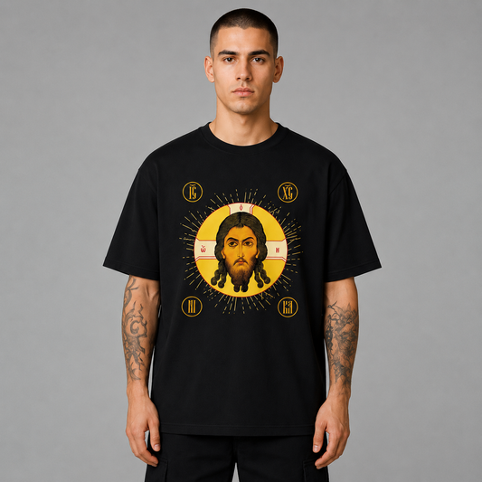 "HOLY ICON" OVERSIZED SHIRT