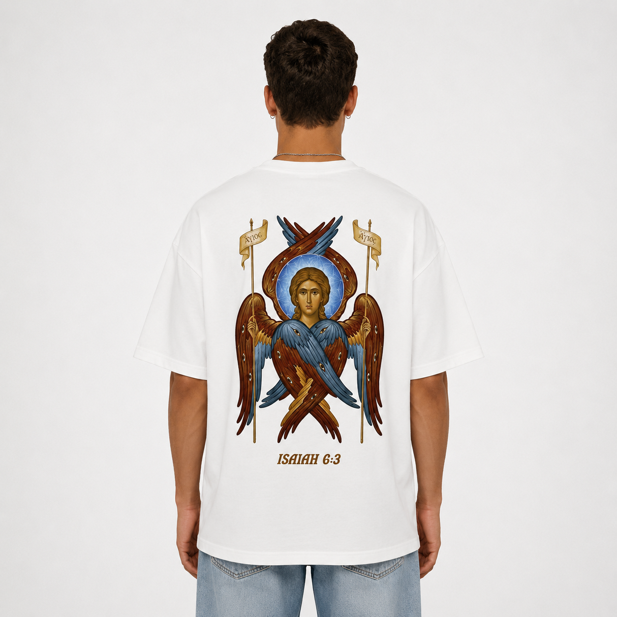 "HOLY" OVERSIZED SHIRT