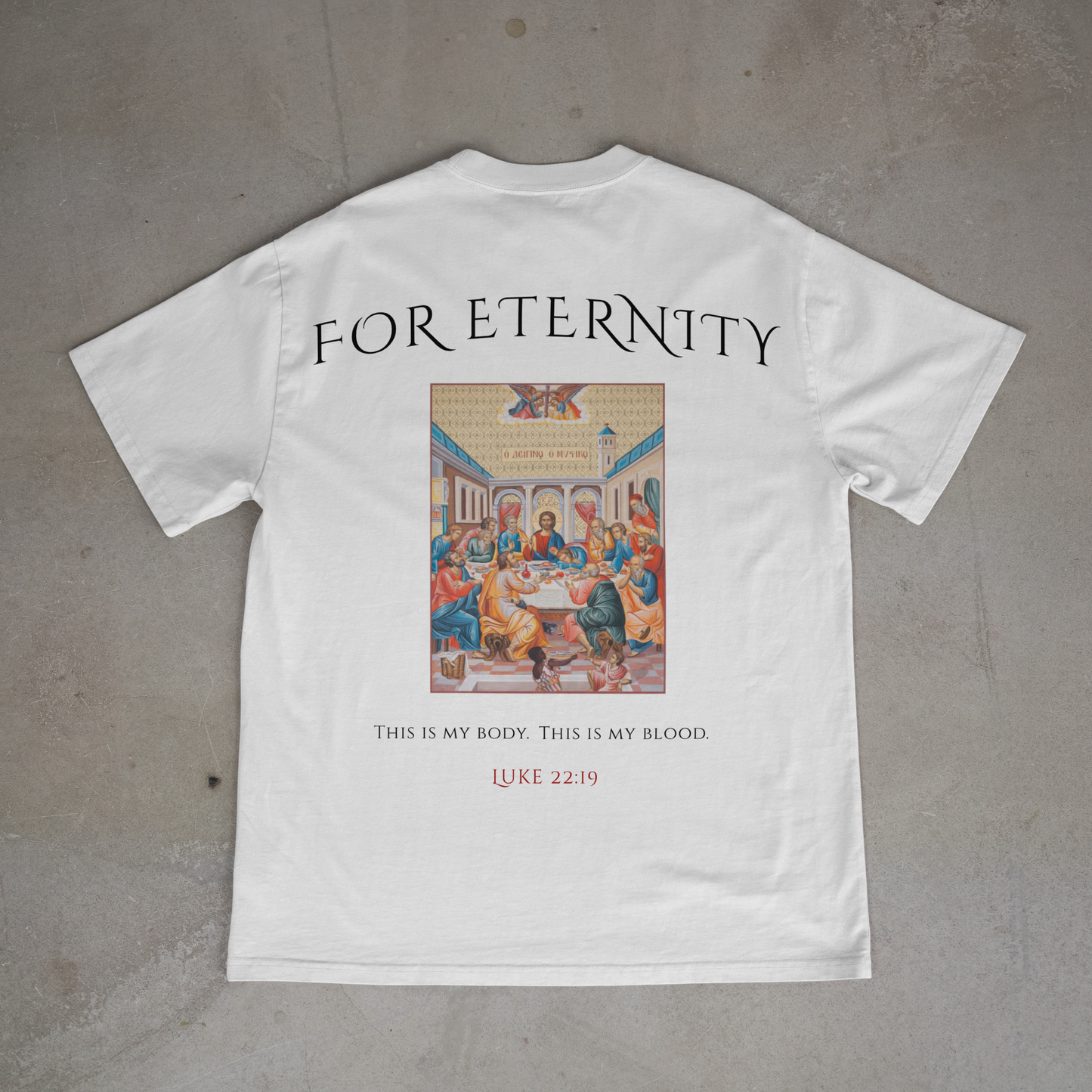 "FOR ETERNITY" OVERSIZED SHIRT