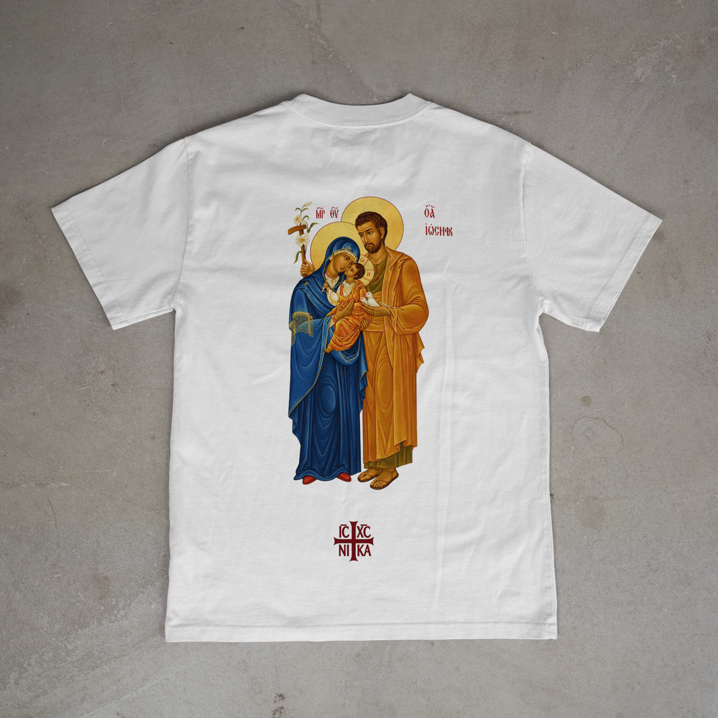 "HOLY FAMILY" OVERSIZED SHIRT