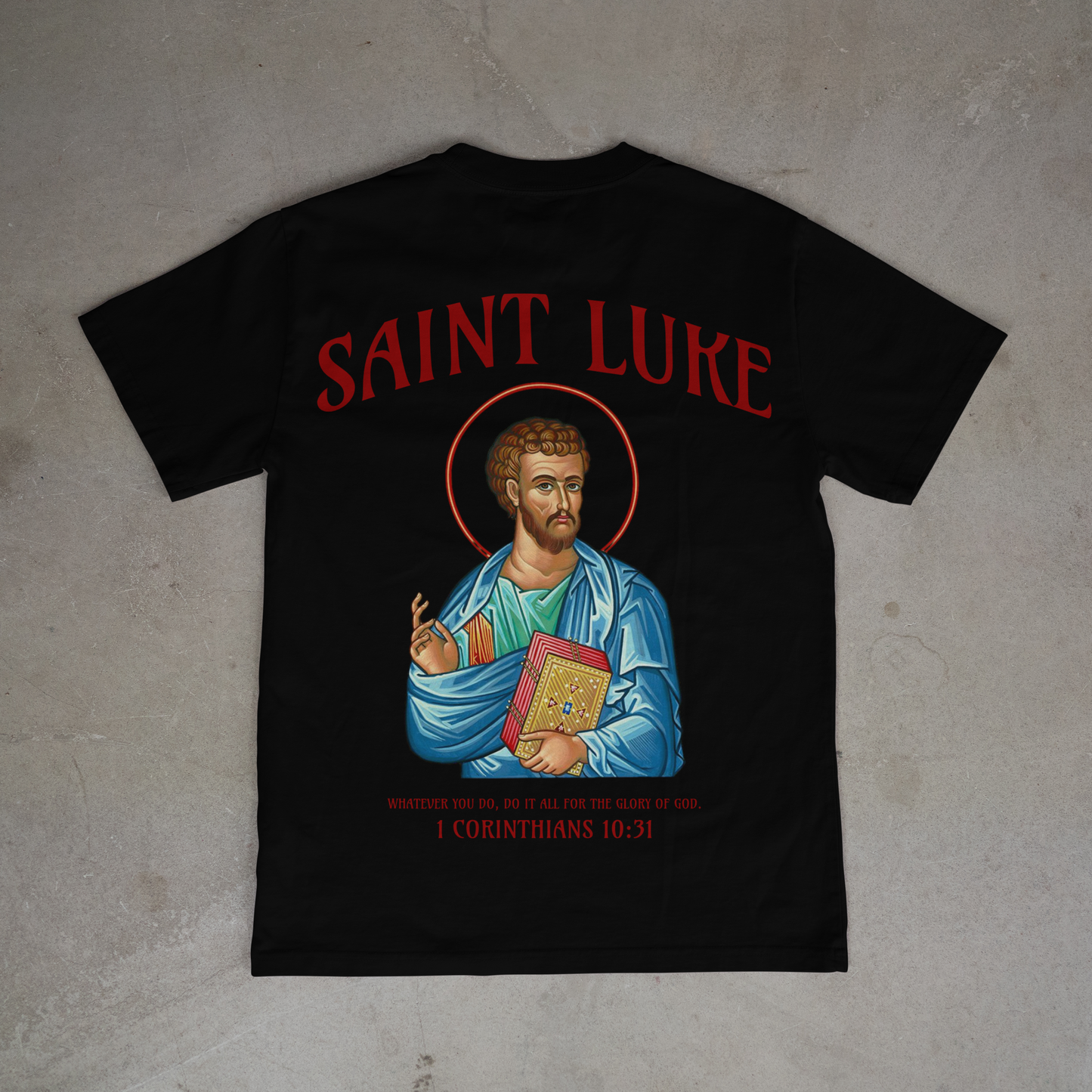 "SAINT LUKE" OVERSIZED SHIRT