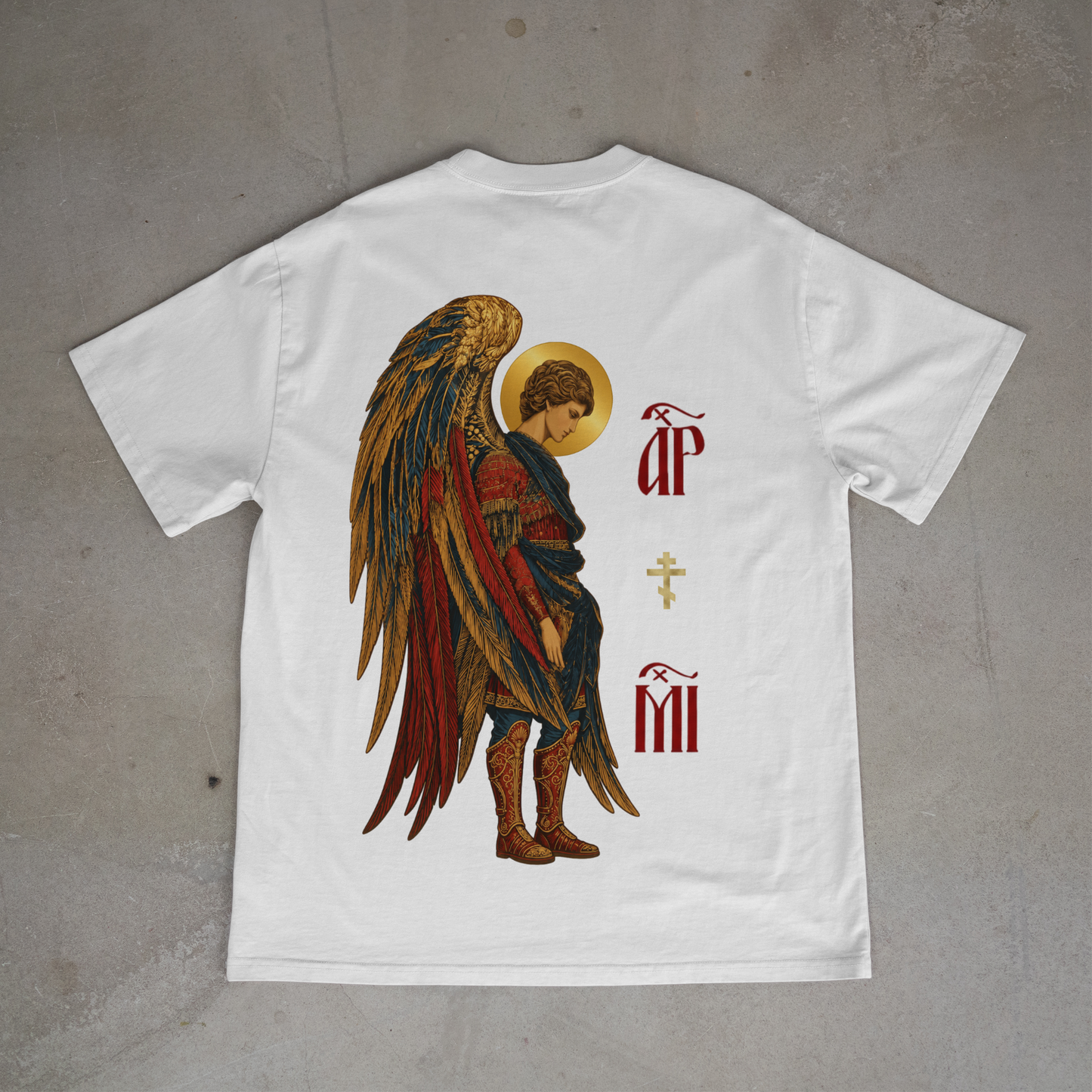 "SAINT MICHAEL" OVERSIZED SHIRT