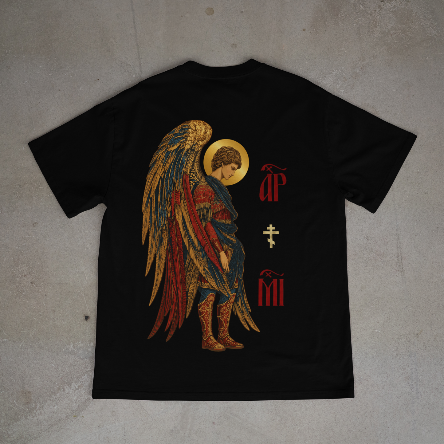 "SAINT MICHAEL" OVERSIZED SHIRT