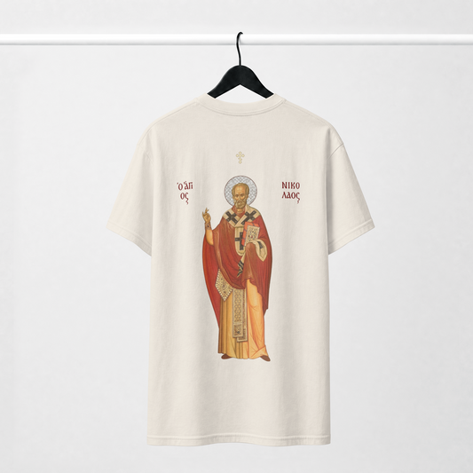 "SAINT NICHOLAS ETERNAL" OVERSIZED SHIRT