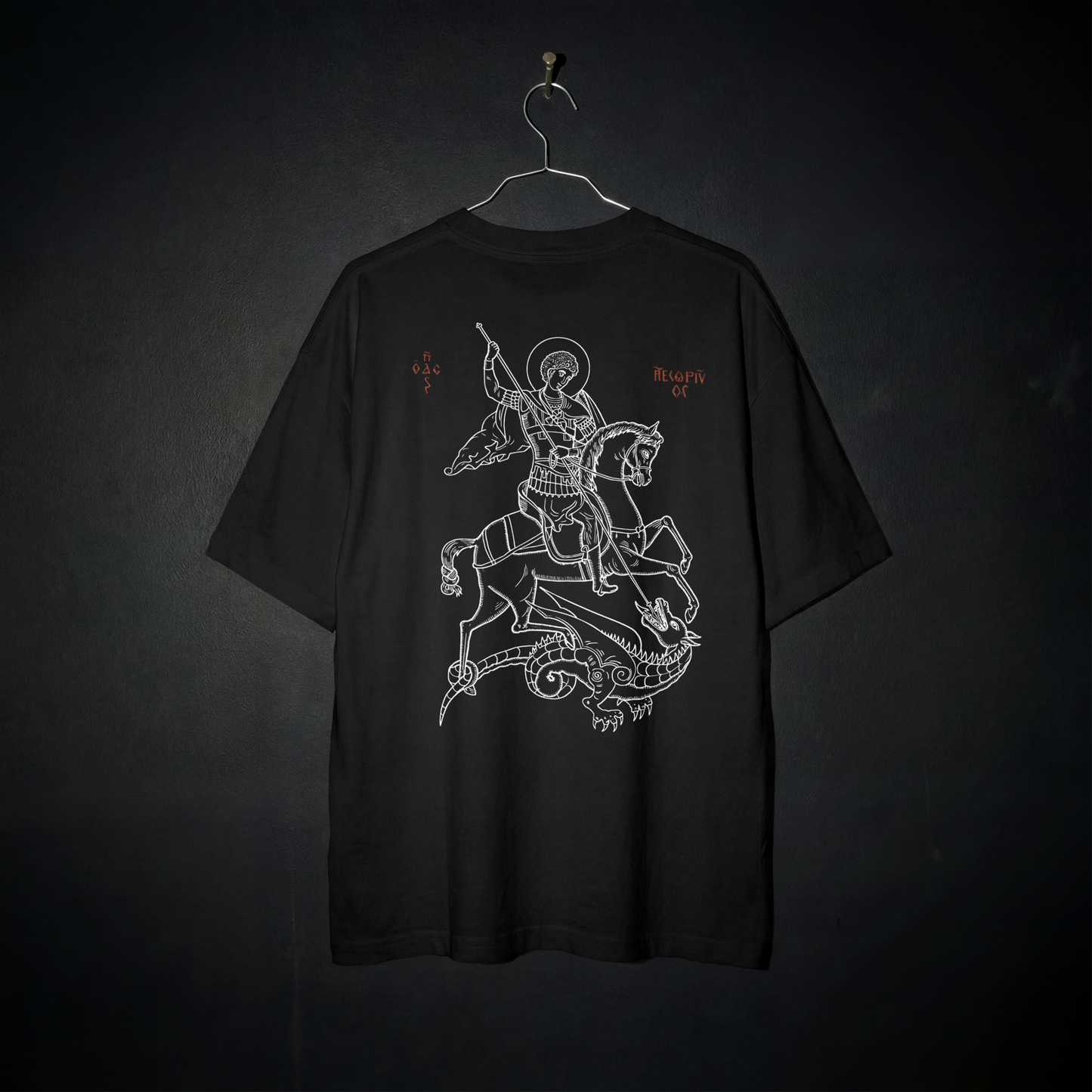 "SAINT GEORGE WARRIOR" OVERSIZED SHIRT