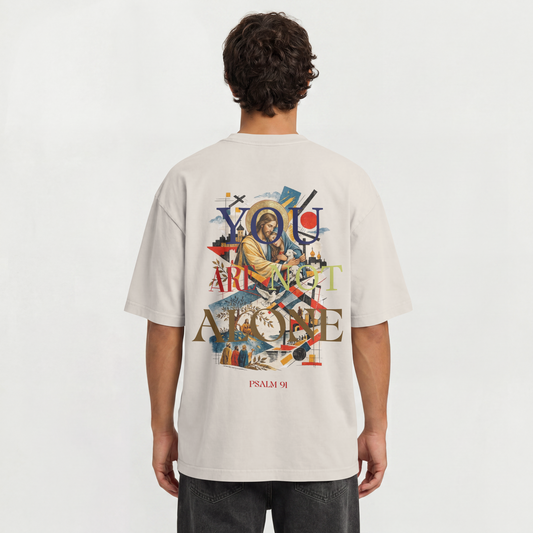 "YOU ARE NOT ALONE" OVERSIZED SHIRT